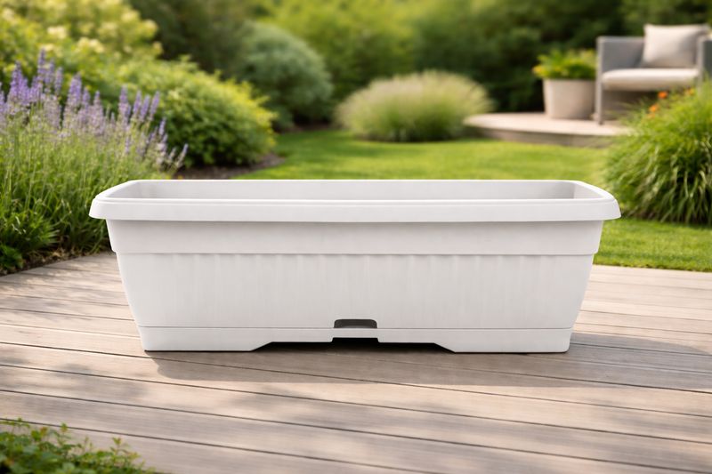 Vazo lulesh Mediteran 40x19x16.5cm 6.5 liter