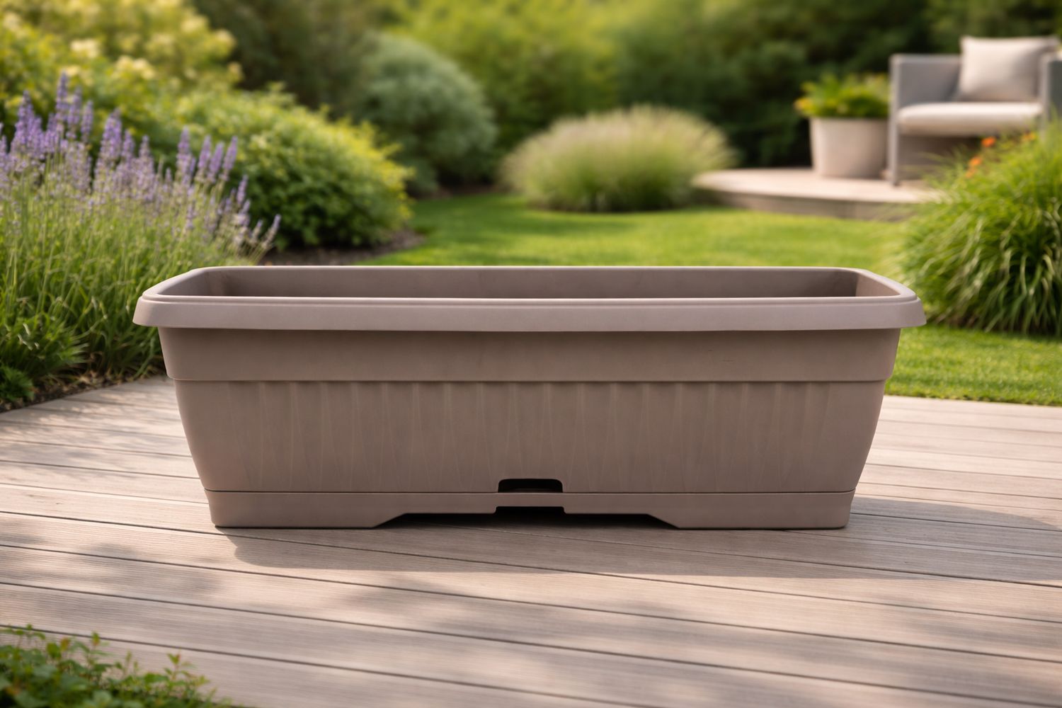 Vazo lulesh Mediteran 40x19x16.5cm 6.5 liter