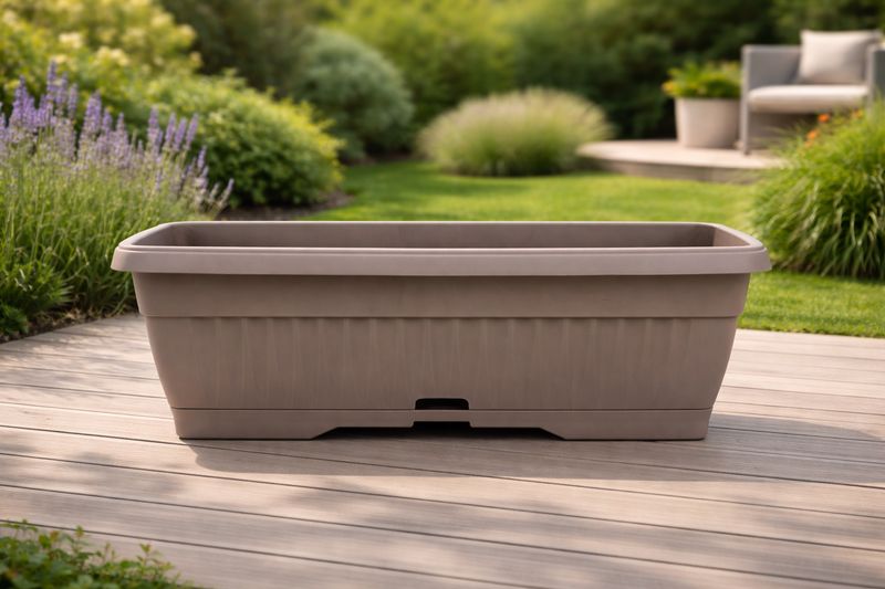 Vazo lulesh Mediteran 40x19x16.5cm 6.5 liter