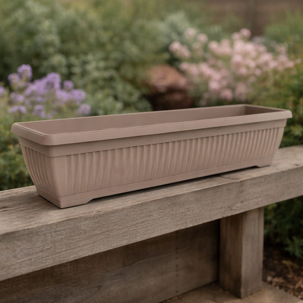 Vazo lulesh Mediteran + pjata 82x20cm 15 litra