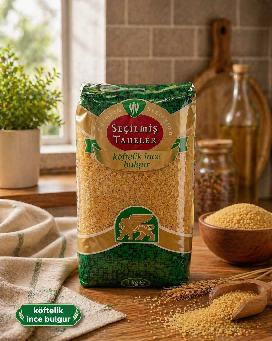 Bullgur kokërr imët 1kg