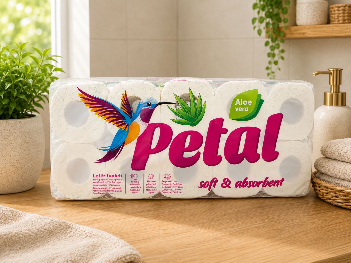 Letër higjenike Petal 10 copë