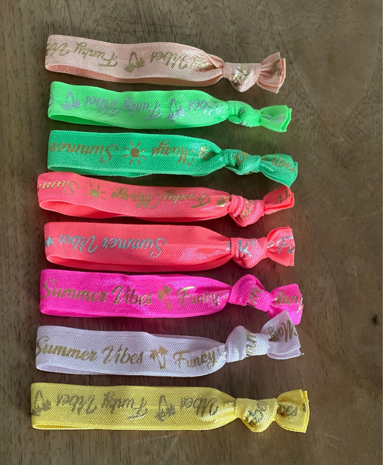 8-teiliges Armband-Set: &quot;Summer Vibes - Funky Vibes&quot;