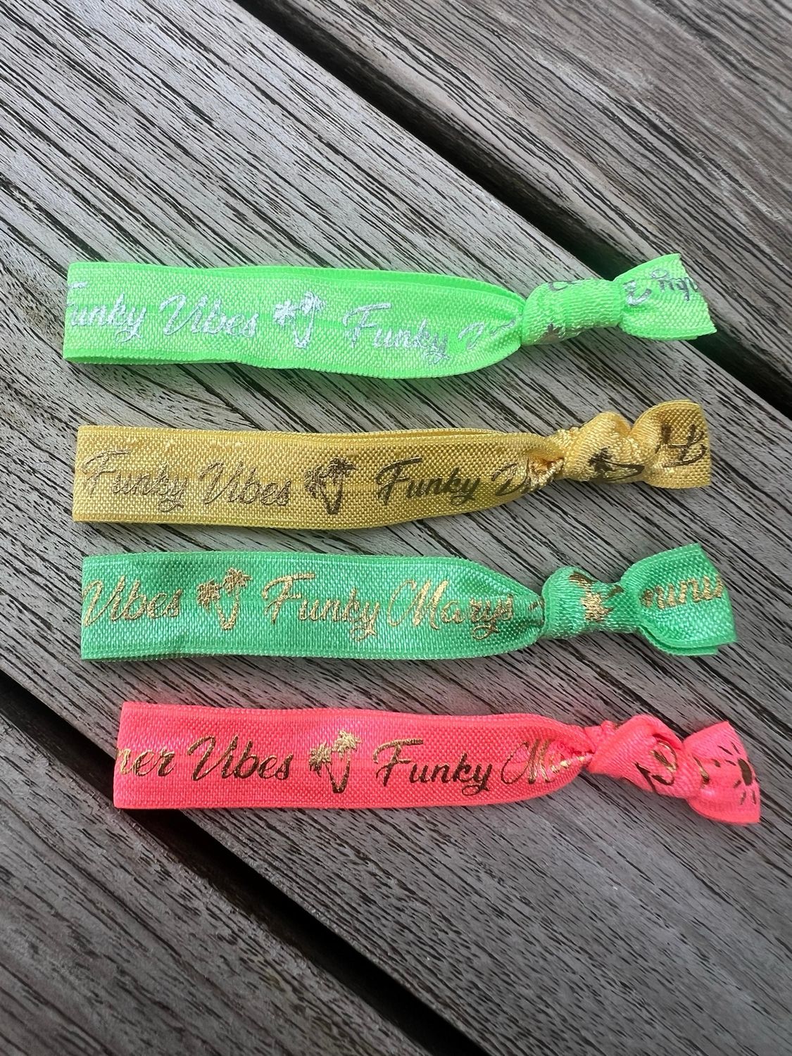 4-teiliges Armband-Set: &quot;Summer Vibes - Funky Vibes&quot;
