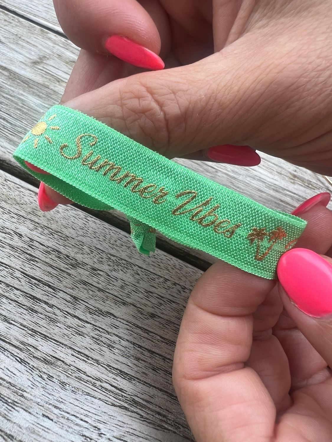 Armband &quot;Summer Vibes 🌴 Funky Vibes&quot;