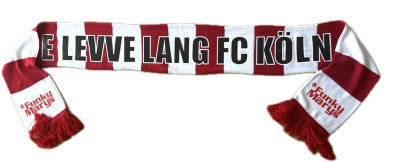 LIMITIERT! Funky Schal "E Levve lang FC Köln"