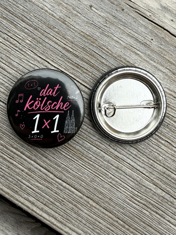 Button "Dat Kölsche 1x1" (schwarz) Button "Dat Kölsche 1x1" (schwarz)
