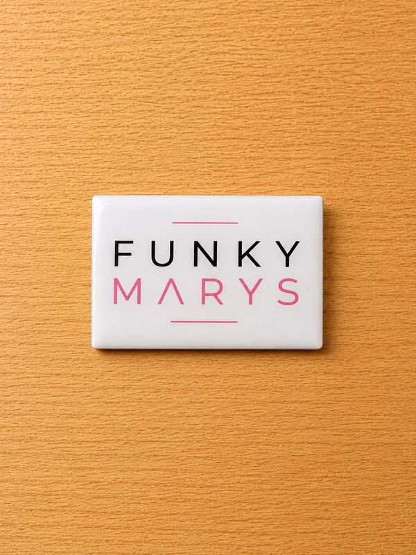 PIN Funky Marys 2.0 "new Logo" (white) PIN Funky Marys 2.0 "new Logo" (white)