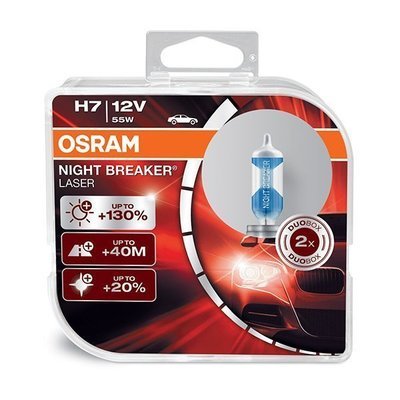 OSRAM H7 Night Breaker LASER Twin Pack (477)