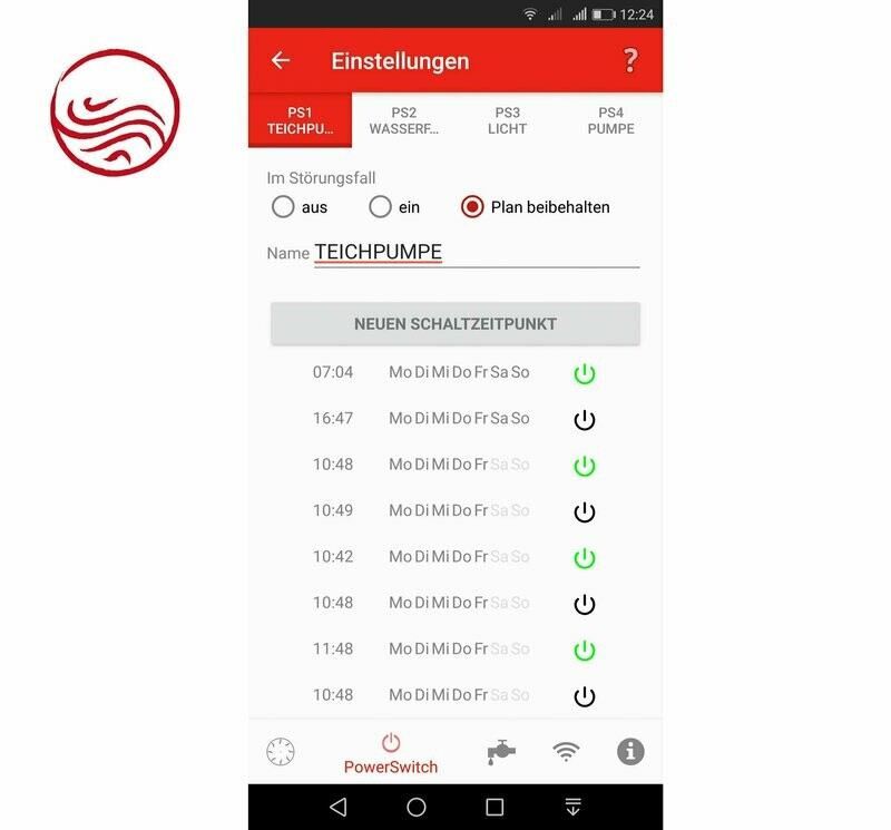 Power switch pour le contrôle webcsa