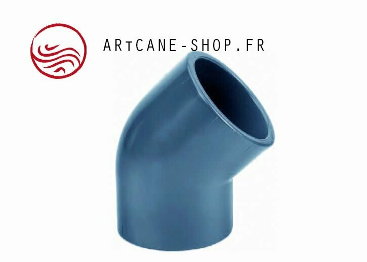 Coude 45° PVC  pression  à coller  Ø 110 mm