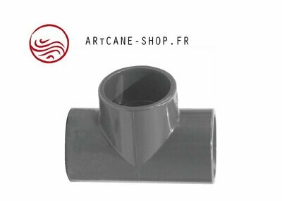 Pièce en T 90° PVC pression   à coller  Ø 40mm