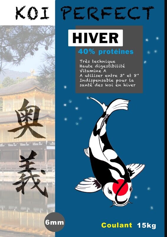 Koi Perfect spécial Hiver  4,5 mm 25 kg