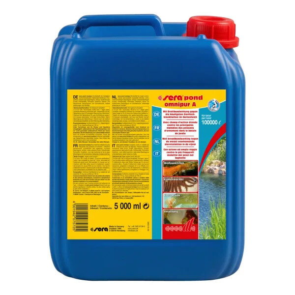 Sera Pond Omnipur A 5L pour 100m³