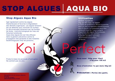 Anti algues Koi Perfect  Aqua bio 5 Kg
