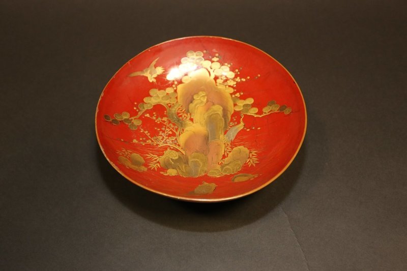 VENDU Coupe ancienne en bois laqué - époque Meiji