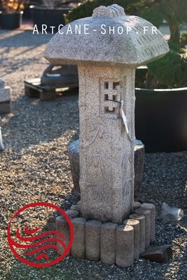 Lanterne antique Japon motif Bambou