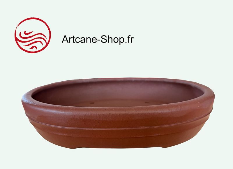 Poterie à  Bonsai Japonaise Tokoname signé YAMAAKI -fabrication artisanale
