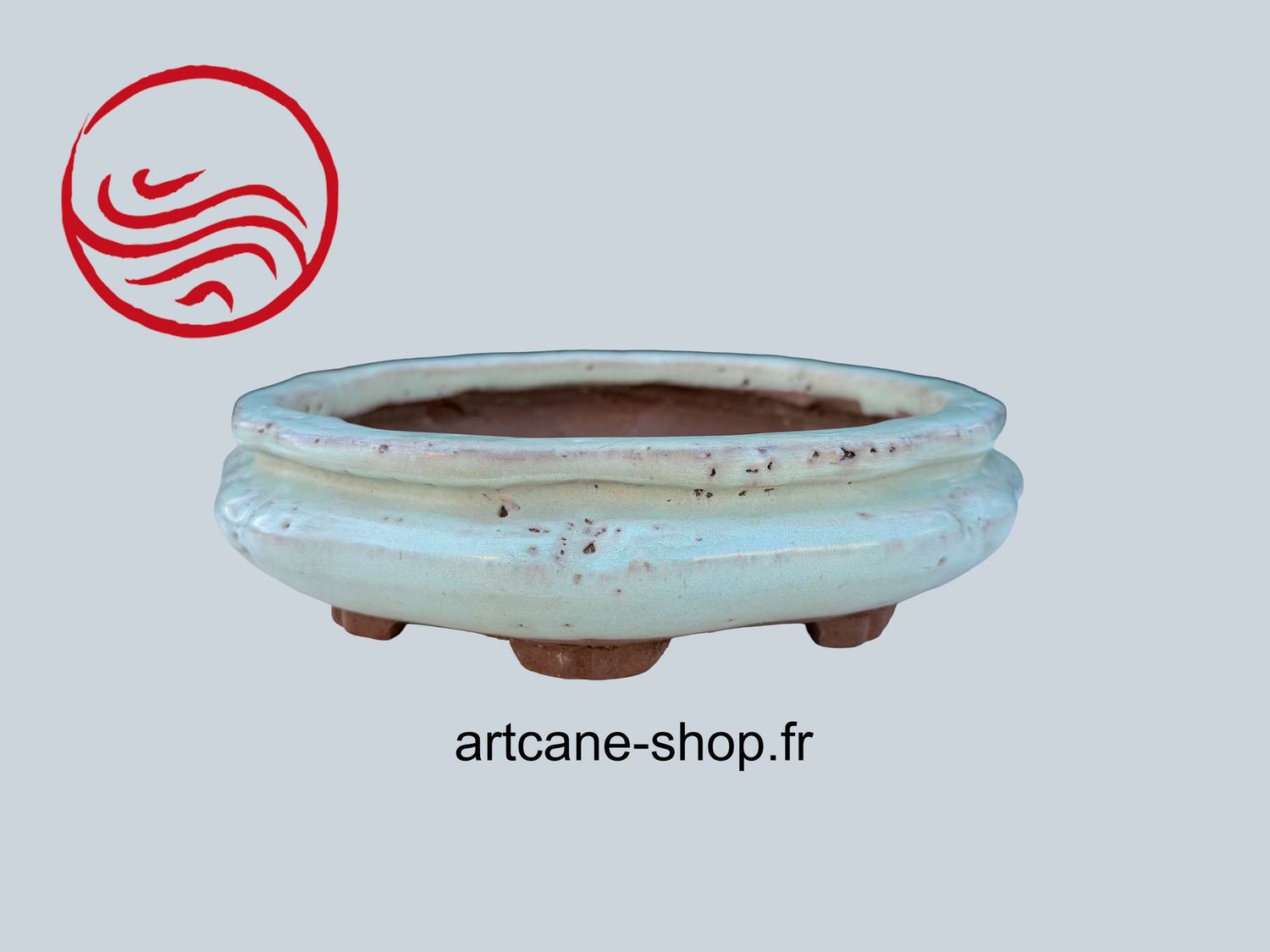 Poterie à Bonsai Japonaise Tokoname signé SHUHO -fabrication artisanale Poterie à Bonsai Japonaise Tokoname signé SHUHO -fabrication artisanale