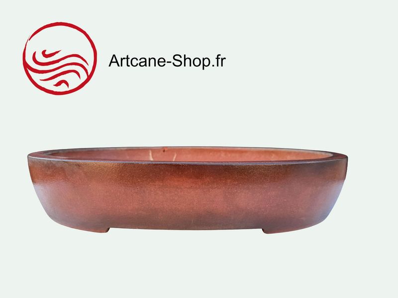 Poterie à  Bonsai Japonaise Tokoname signé SEIBUN -fabrication artisanale