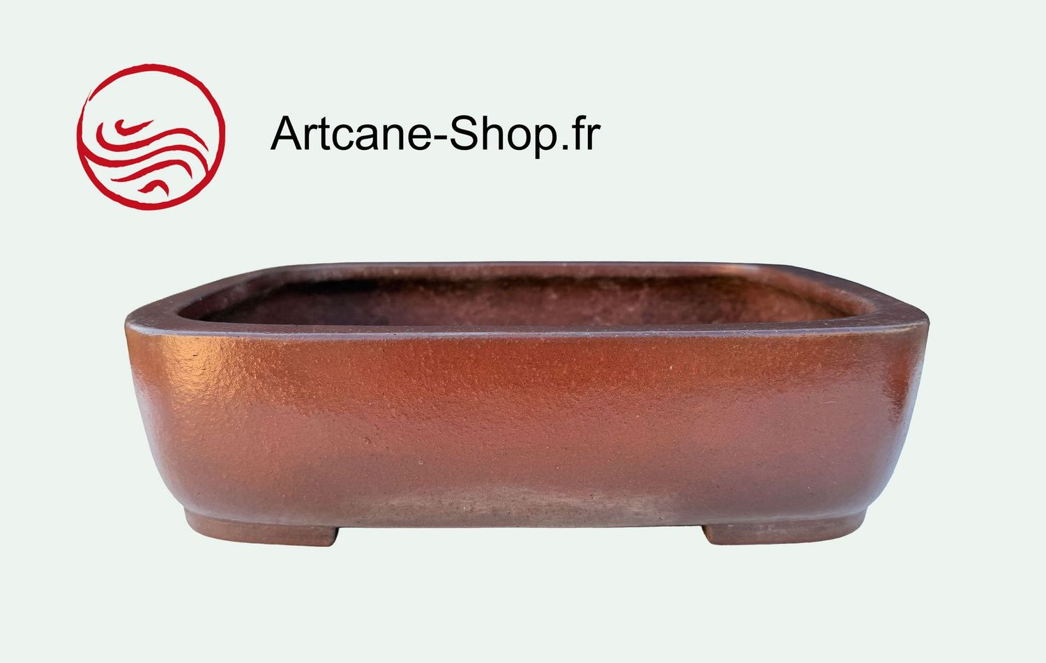 Poterie à  Bonsai Japonaise Tokoname signé YAMAAKI -fabrication artisanale