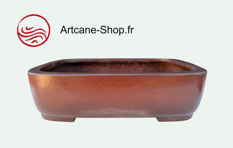 Poterie à  Bonsai Japonaise Tokoname signé YAMAAKI -fabrication artisanale