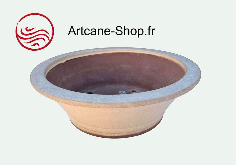 Poterie à  Bonsai Japonaise Tokoname signé YAMAAKI -fabrication artisanale
