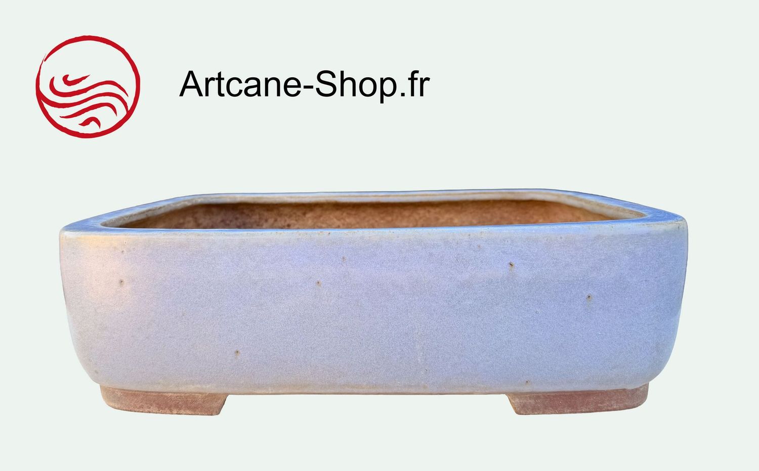 Poterie à  Bonsai Japonaise Tokoname signé YAMAAKI -fabrication artisanale