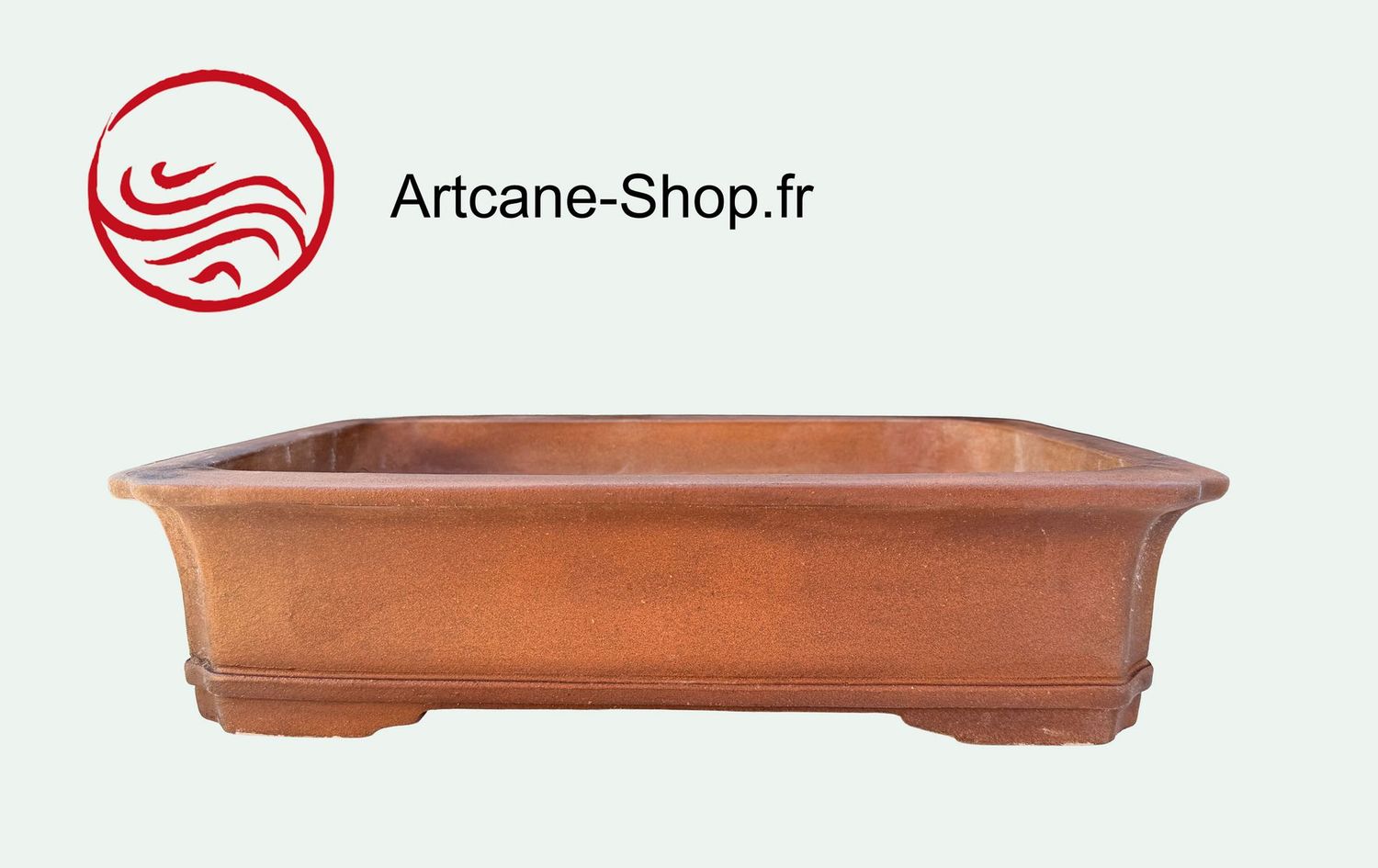 Poterie à  Bonsai Japonaise Tokoname signé MAZAN -fabrication artisanale