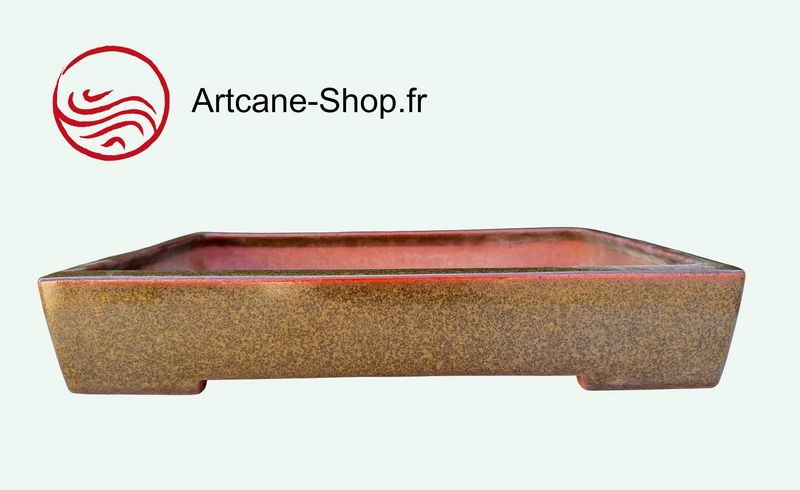 Poterie à  Bonsai Japonaise Tokoname signé REIHO -fabrication artisanale