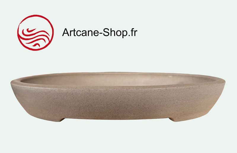 Poterie à  Bonsai Japonaise Tokoname signé YAMAAKI -fabrication artisanale