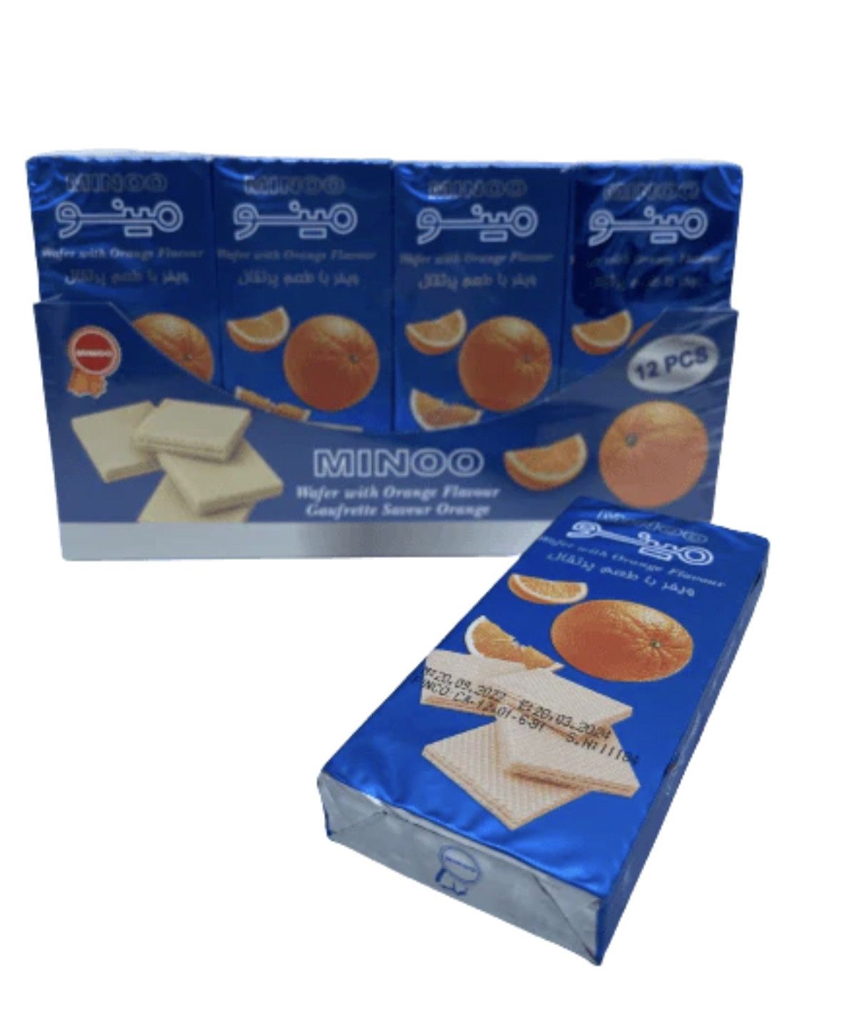 Minoo - Wafer With Orange Flavor