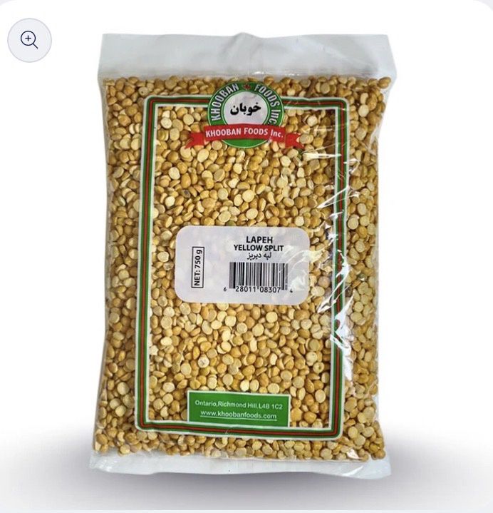 khooban - Yellow Split Peas - Lapeh (750g)
