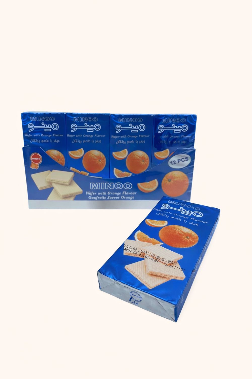 Minoo - Wafer With Orange Flavor
