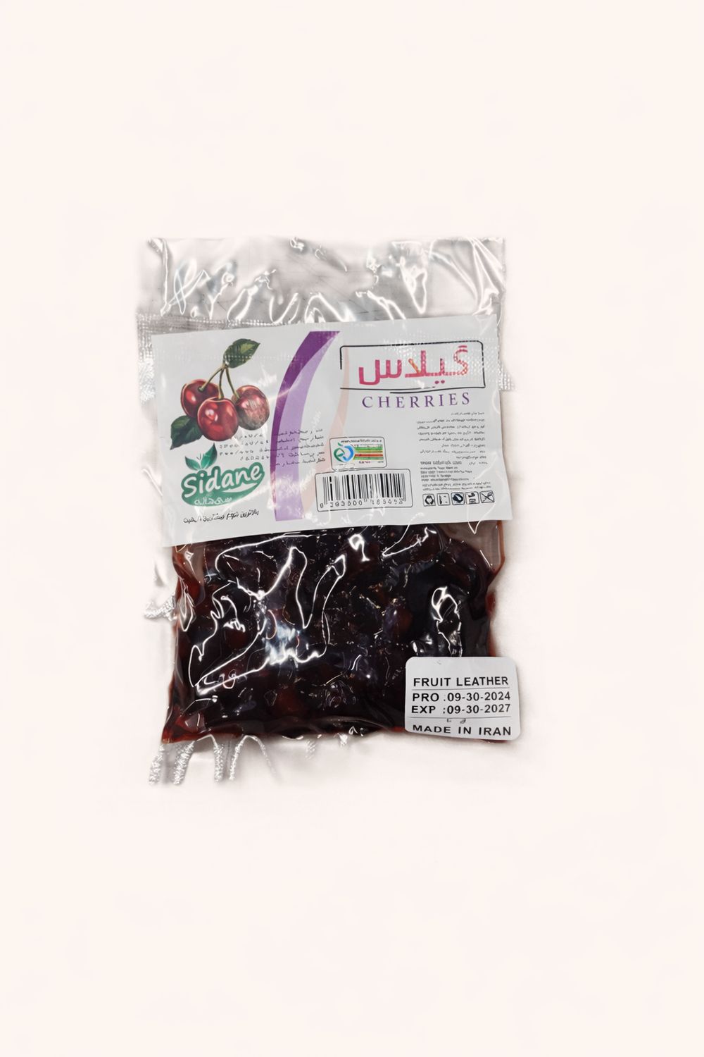 sidane-fruit leather-cherries