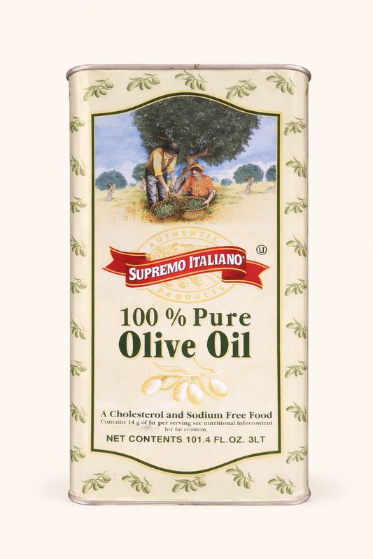 SUPREMO ITALIANO.   100% PURE OLIVE OIL