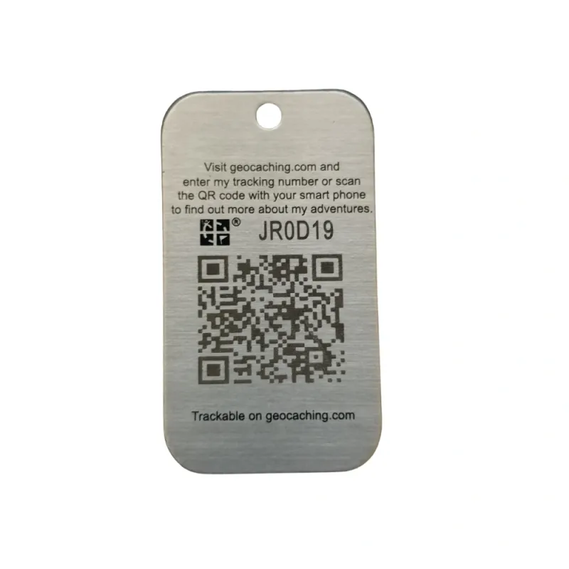 Glow in the Dark QR Travel Bug