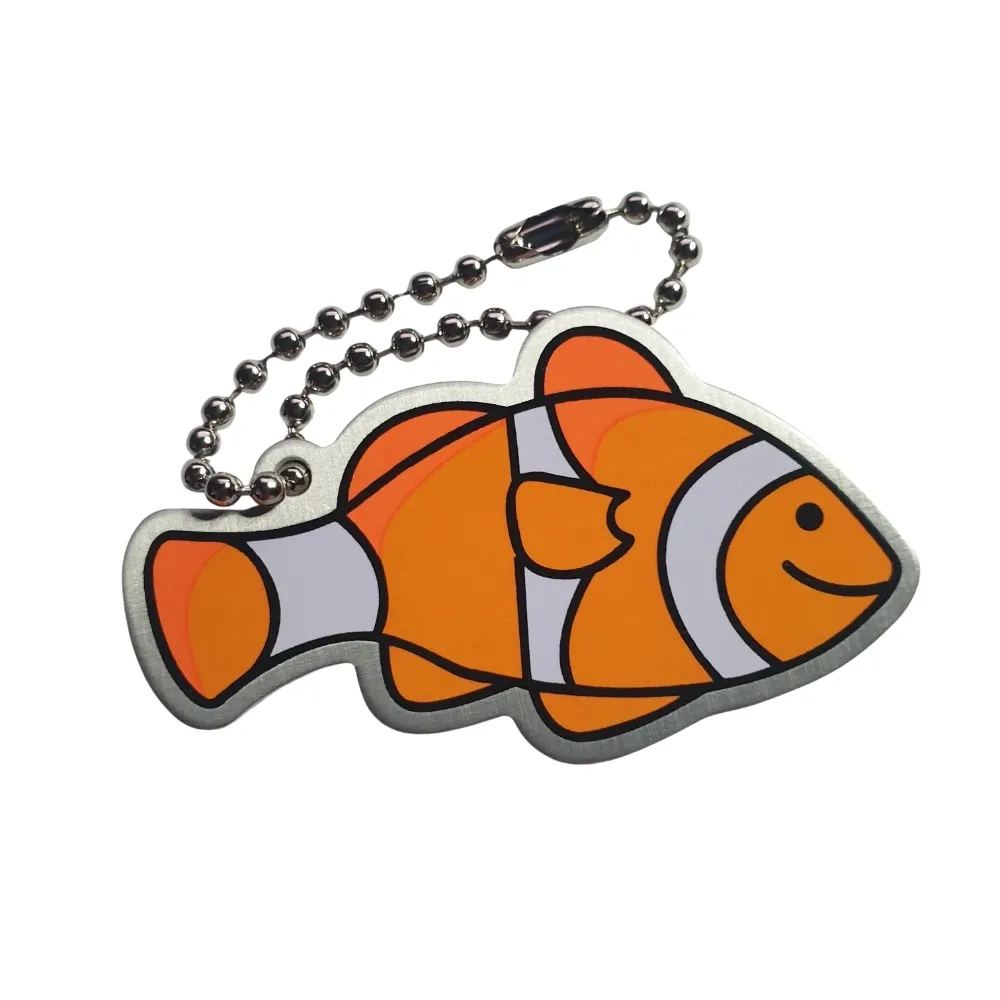 Anemone the Clown Fish Travel Tag