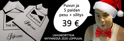 LAHJAKORTTI PUVUN JA 5 PAIDAN PESU & SILITYS
