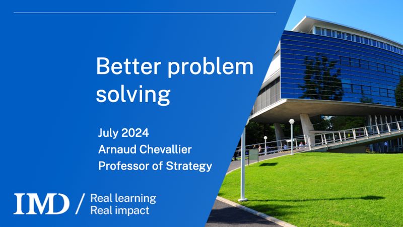 Better problem solving