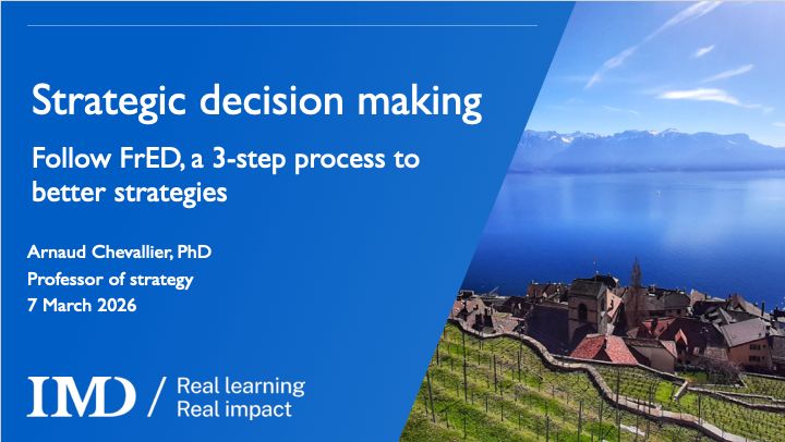 Strategic decision making