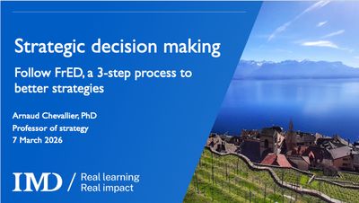 Strategic decision making