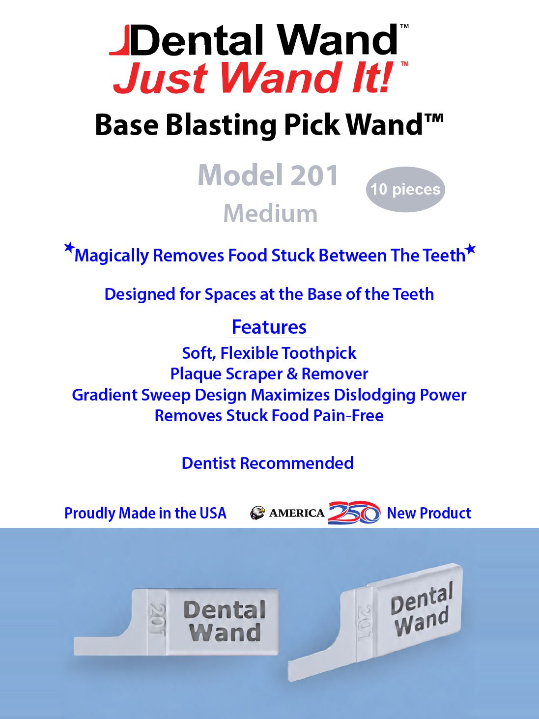 Base Blasting Pick Wand Model 201