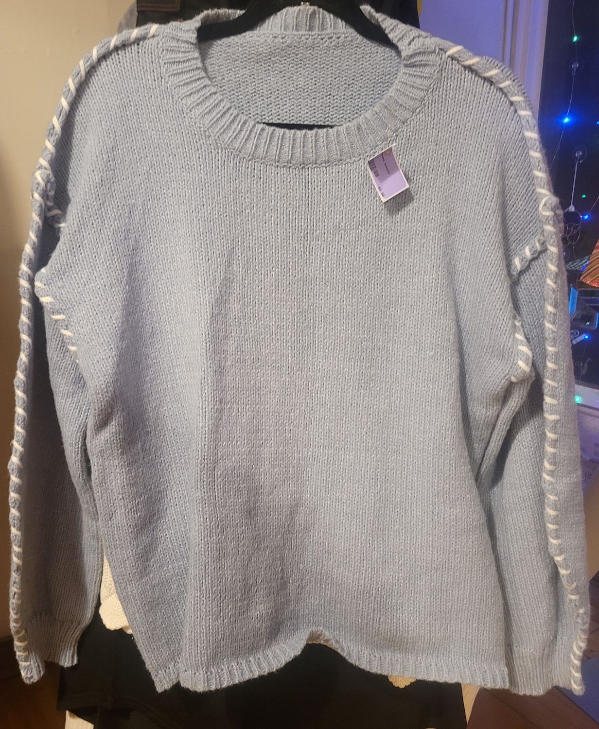 Knitted Sweater, Size: Large