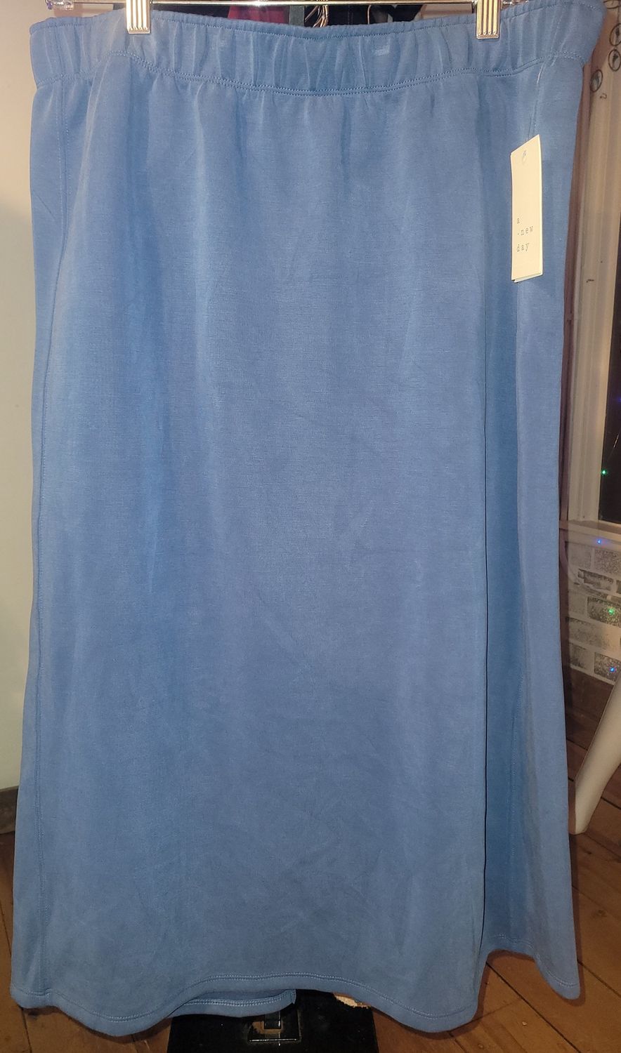 Long Blue Skirt, Size: Large
