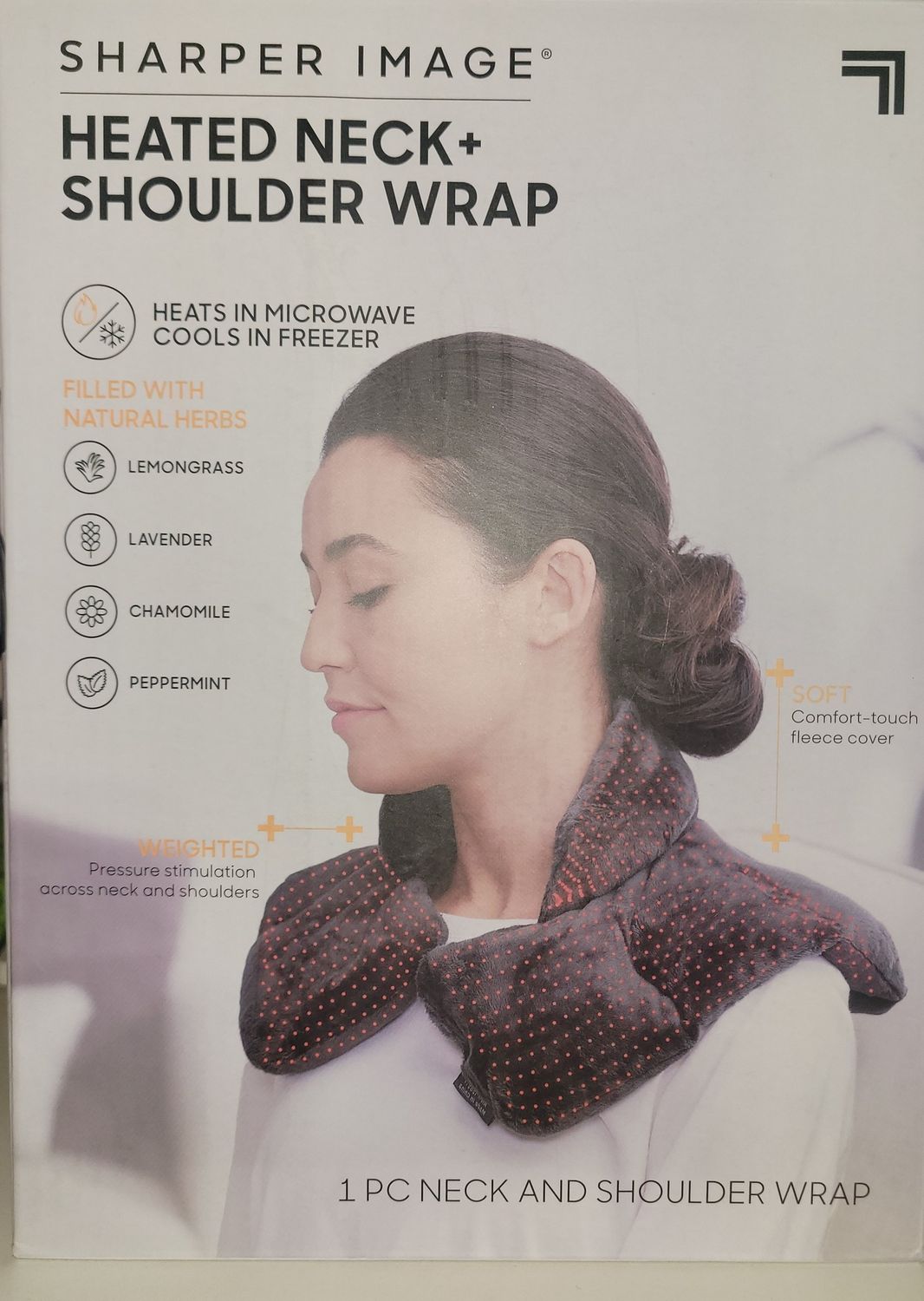 Sharper Image Heated Neck &amp; Shoulder Wrap