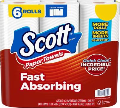 Scott Paper Towel Single Roll