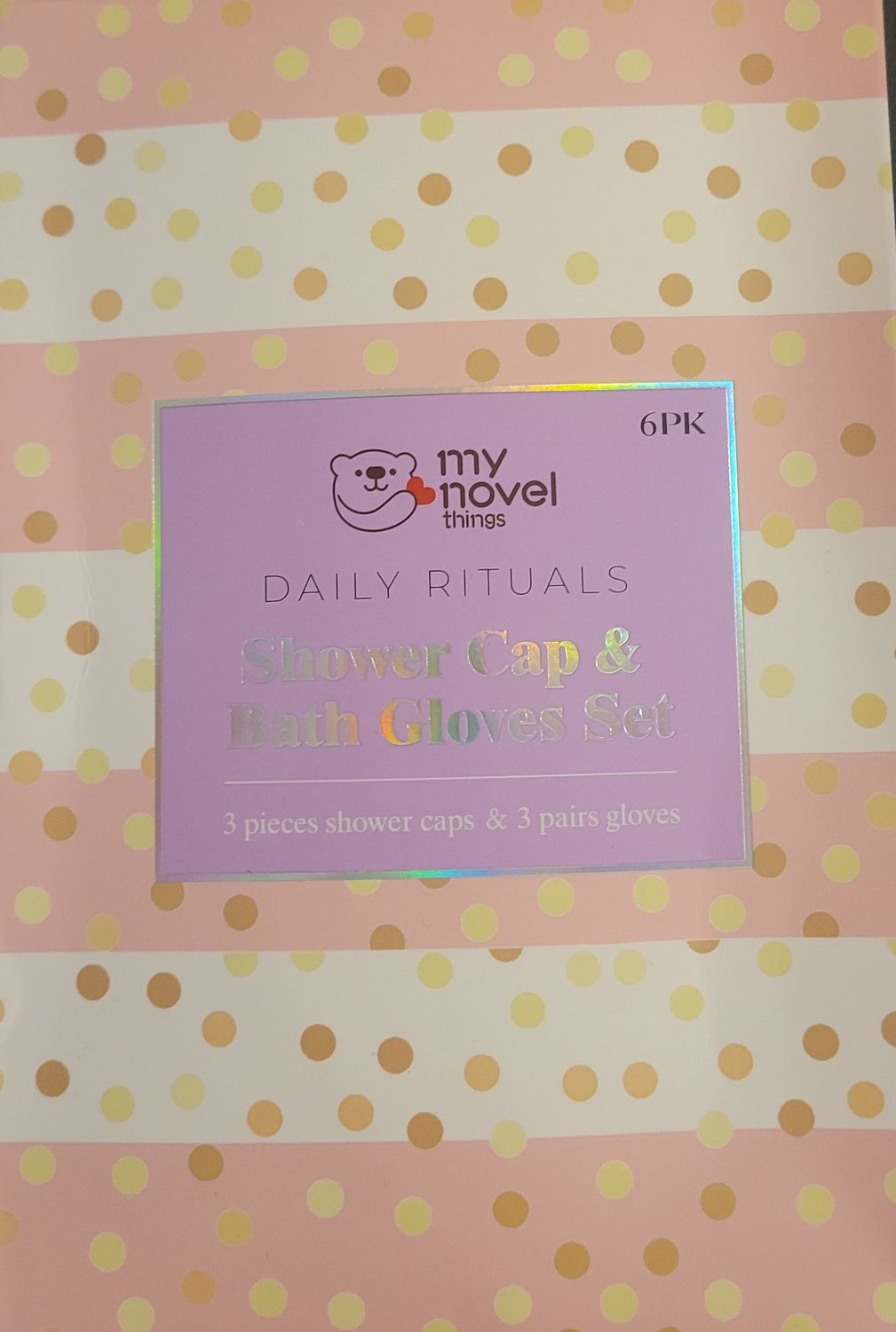 Shower Cap and Gloves Set