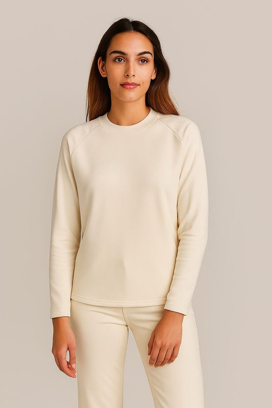 Merokeety Two Tone Sweater,  Grey and Off White,  size large