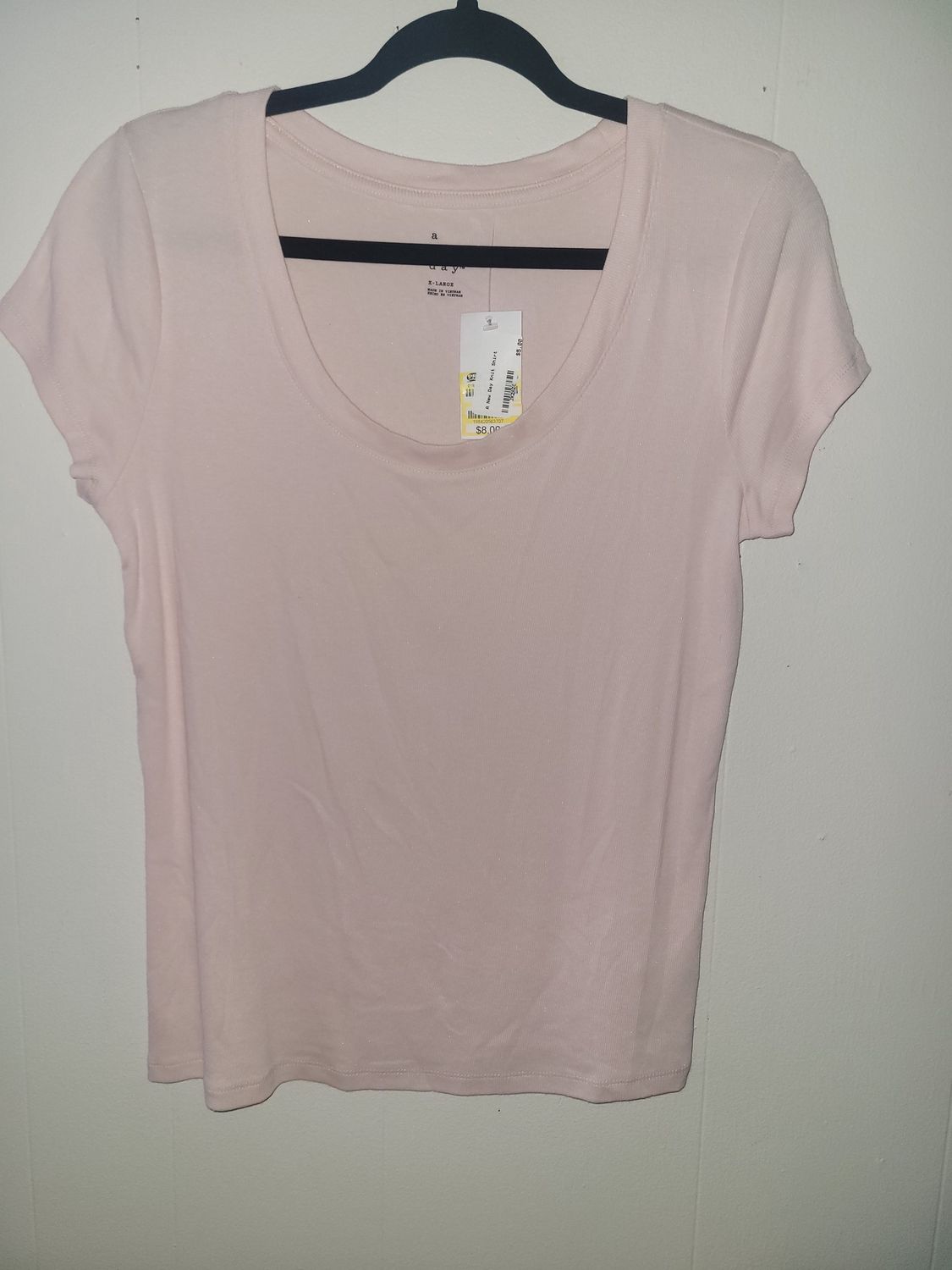 Knit Shirt, Colour: Light Pink, Size: XL